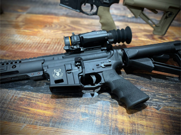 16" Patrol Rifle, built by Big Mike's Outpost, receiver and thermal optic