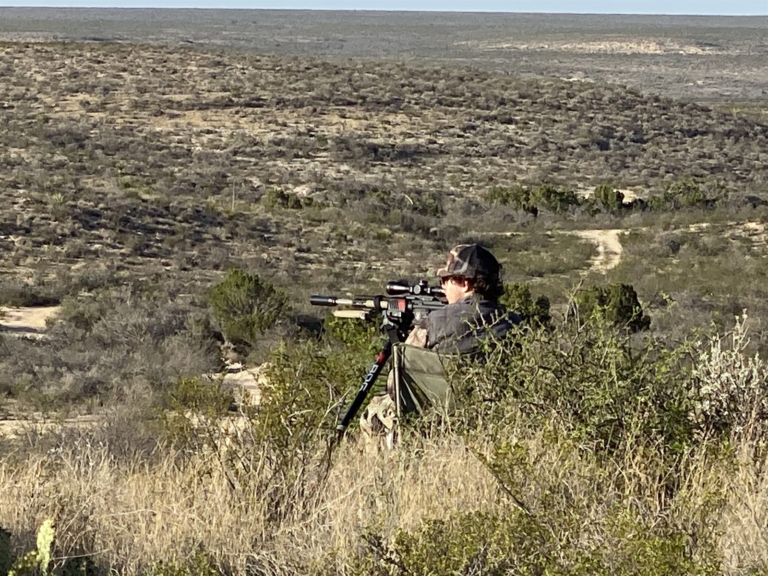 Glassing the Texas brush with the Overwatch
