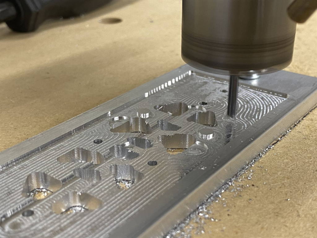 CNC machining a Big Mike's Outpost optic mount