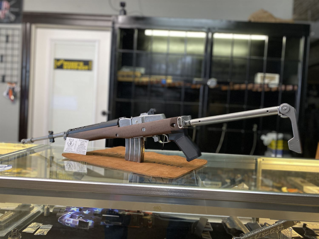 Ruger Mini-14 with folding stock